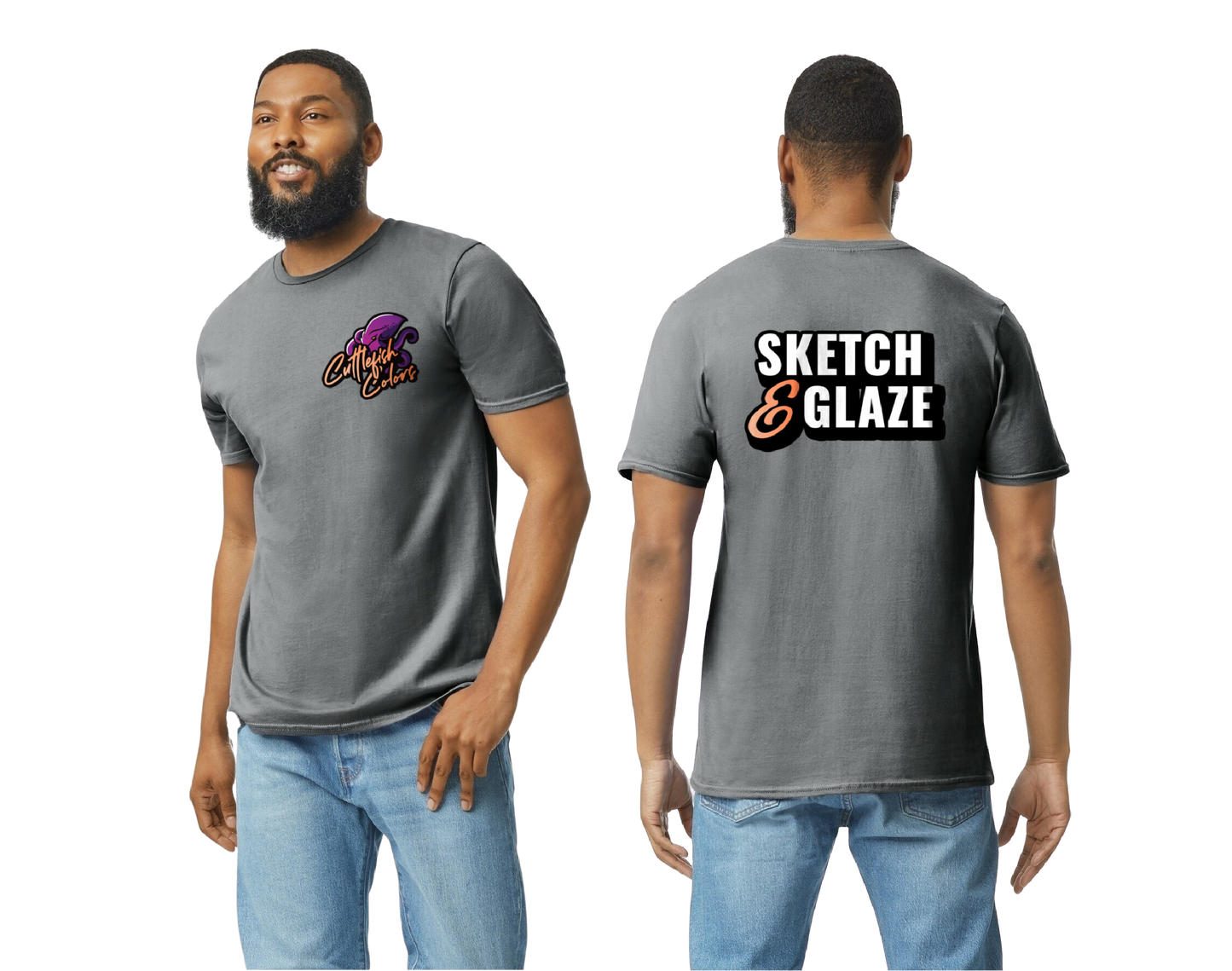 Cuttlefish T-Shirt - Sketch & Glaze