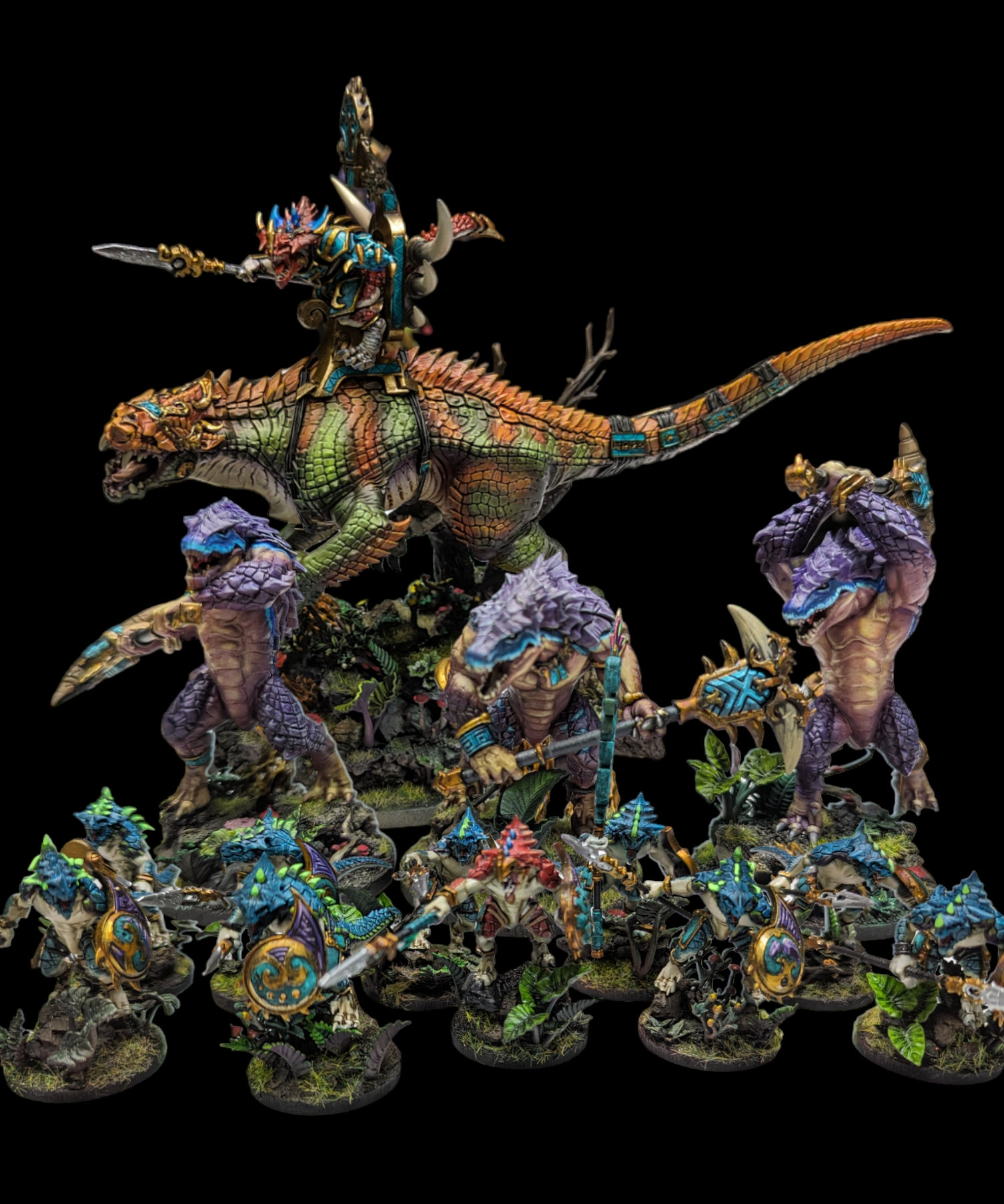 Seraphon Army - Painted by Ryan Calhoun