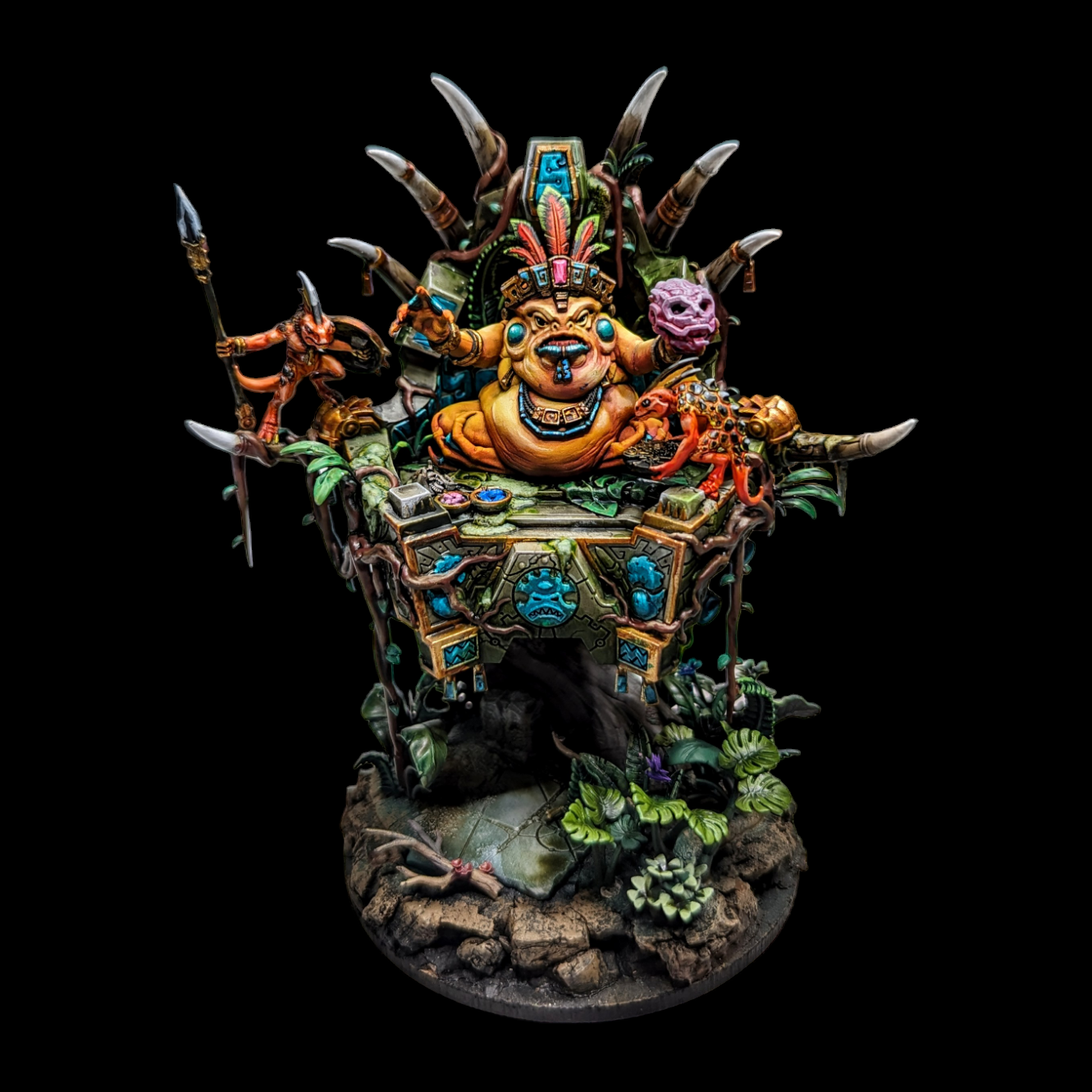 Slann Starmaster - Painted by Ryan Calhoun