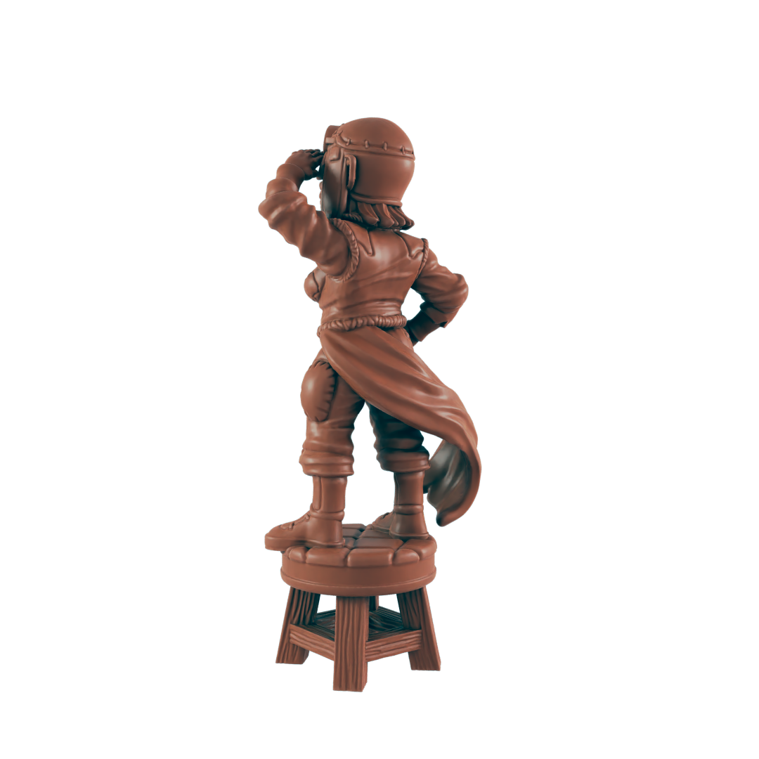 Gnomish Female Aviator