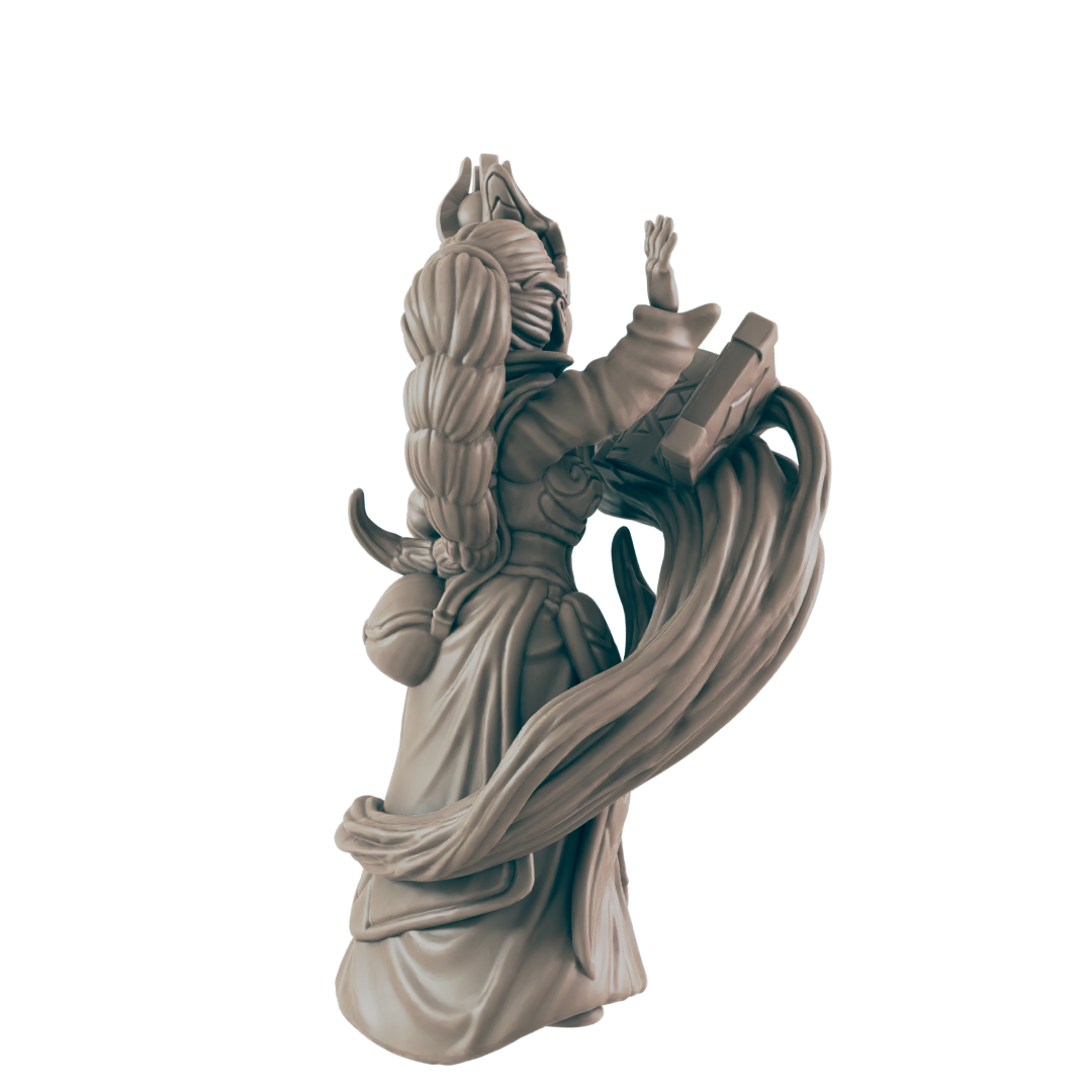 Half-Orc Female Wizard