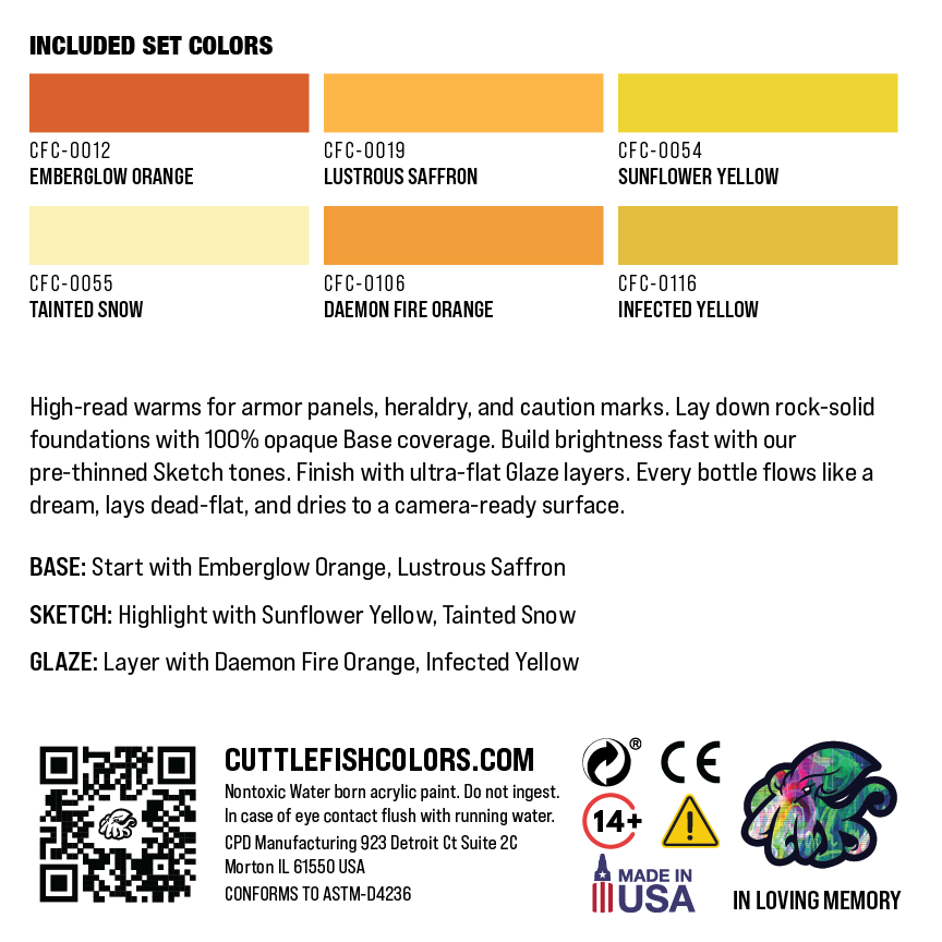 Citrus Heraldry: Oranges & Yellows