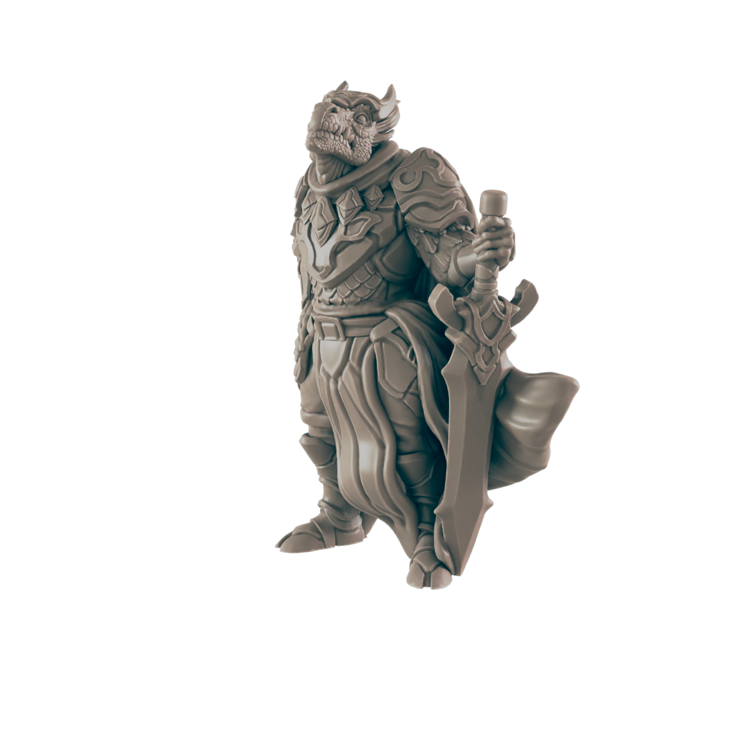 Dragonkin Male Paladin – Cephalopod Studios