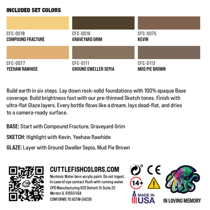 Earthworks: Browns & Ochres