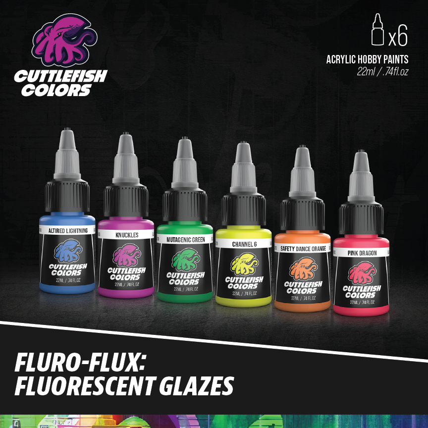 Fluro-Flux: Fluorescent Glazes
