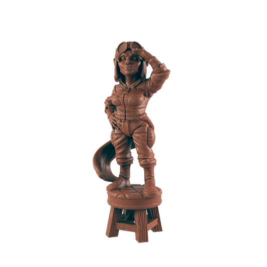 Gnomish Female Aviator
