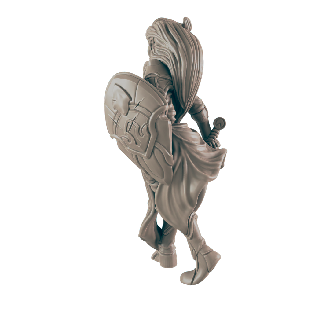 Half-Orc Female Paladin