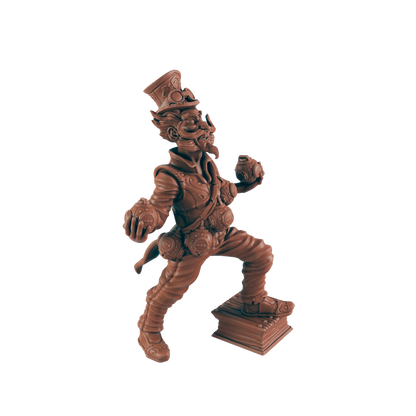 Moustachioed Bomber Villian