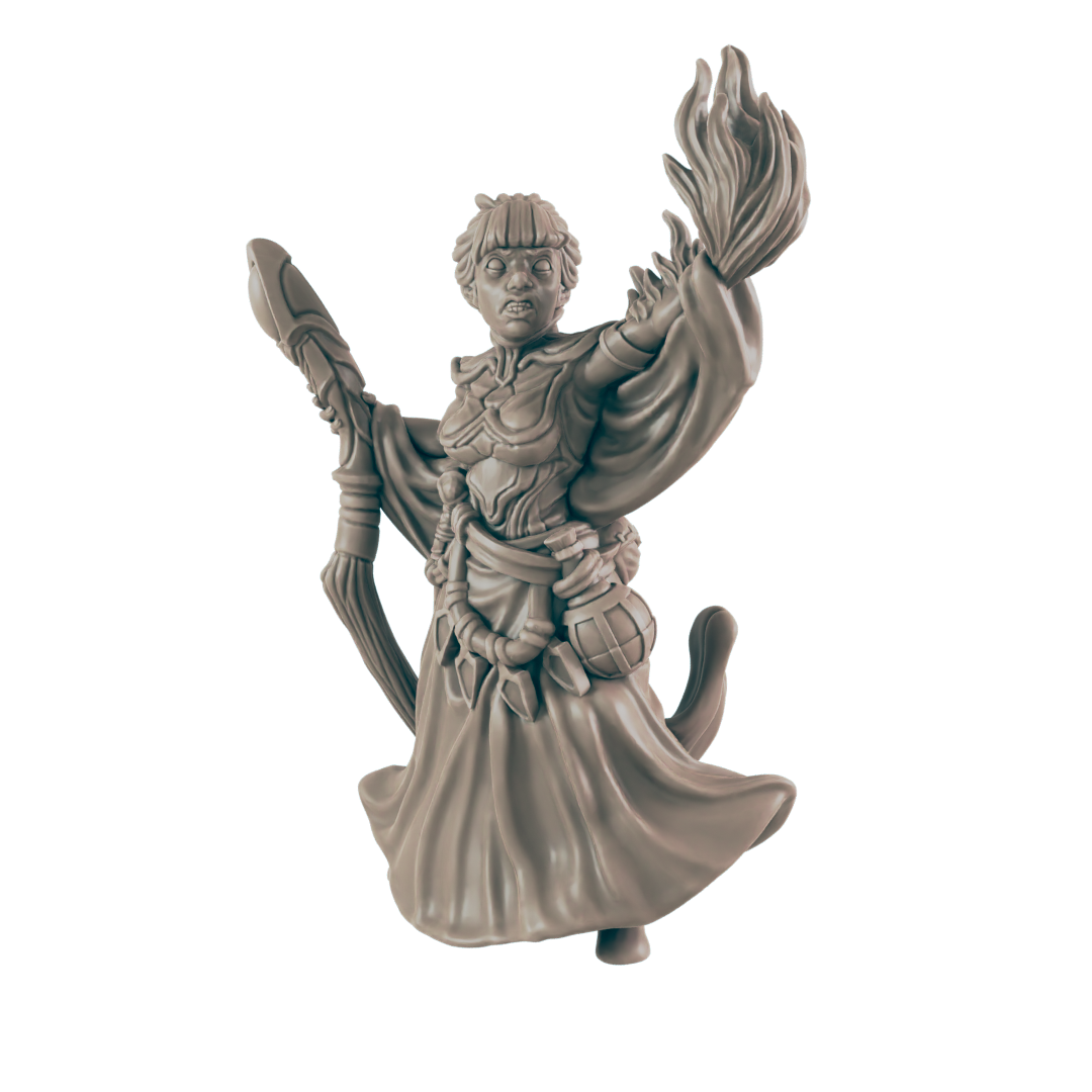 Half-Elf Female Wizard