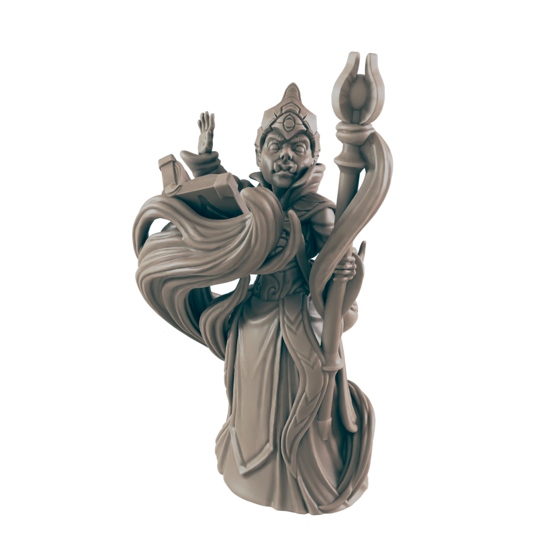 Half-Orc Female Wizard