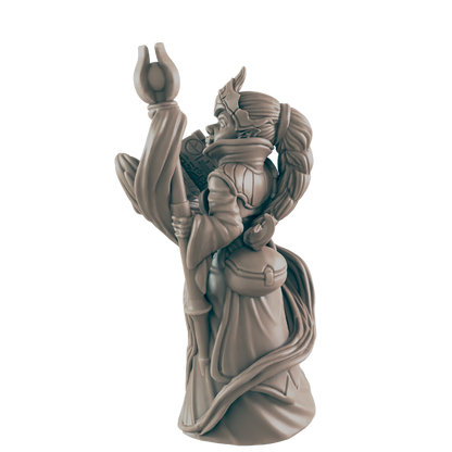 Half-Orc Female Wizard